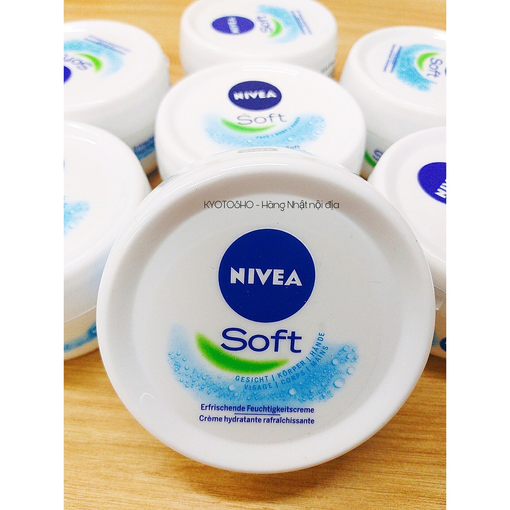 Kem Dưỡng Ẩm Nivea Soft 200ml của Đức