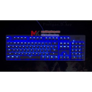 Bàn phím cơ Sangee 832 LED xanh, chống nước, black switch