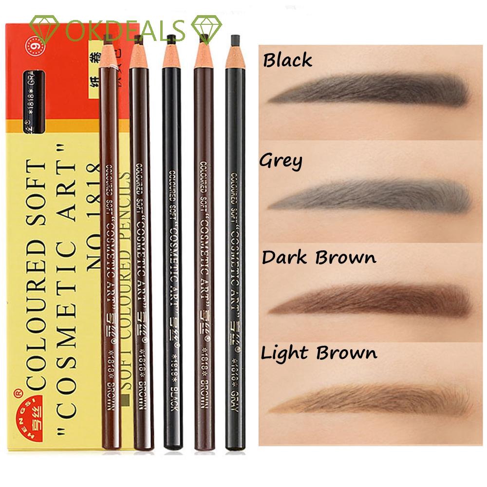 Bút Chì Xăm Lông Mày Dạng Lột Chống Nước Lâu Trôi