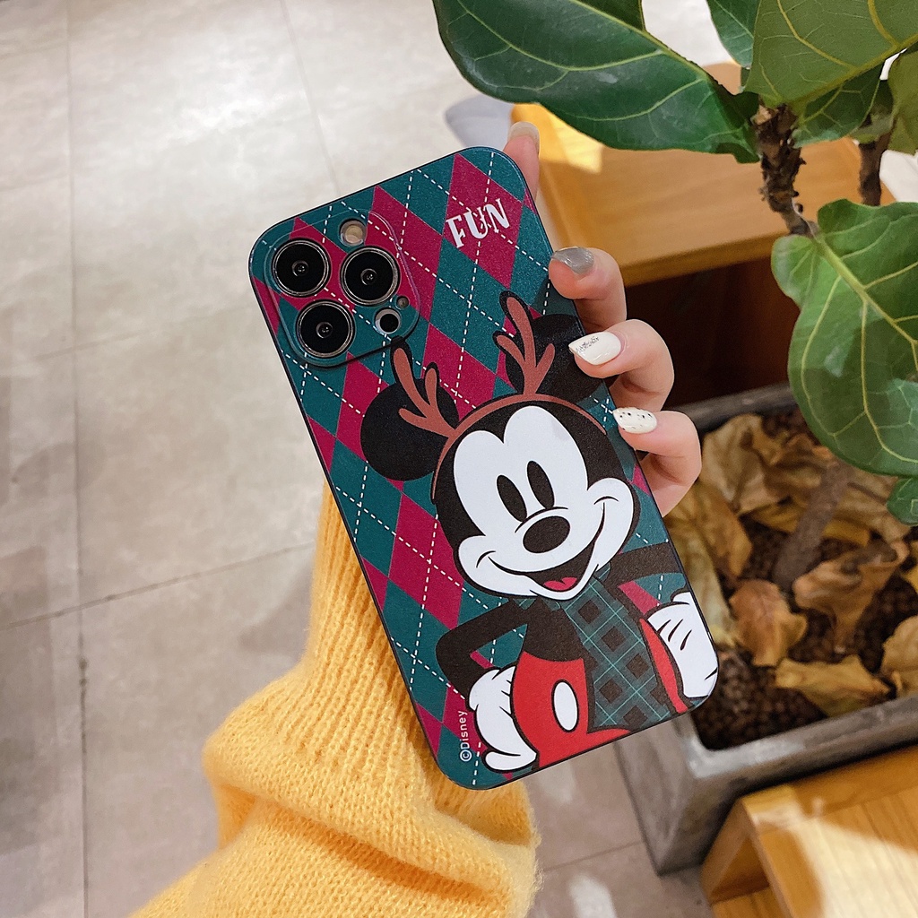 DISNEY Ốp Điện Thoại Tpu Dẻo Họa Tiết Mickey / Hổ Cho iPhone 11 12 13 pro max XS X XR XSMax 7 8 6 6s plus 5 4 SE 2020