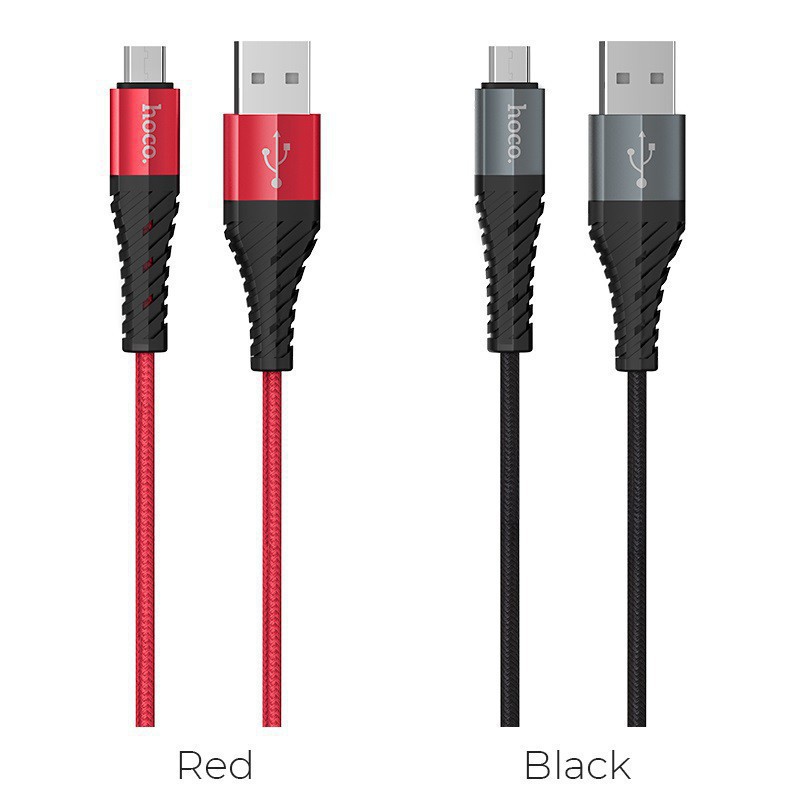 [Chính Hãng Hoco] Cáp sạc X38 chống đứt, hỗ trợ sạc nhanh chân lightning, Micro Usb, Type C