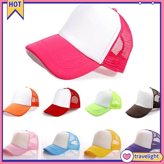 [Travelight] Mũ Lưỡi Trai Phối Lưới Có Thể Điều Chỉnh Kích Cỡ Thời Trang Unisex