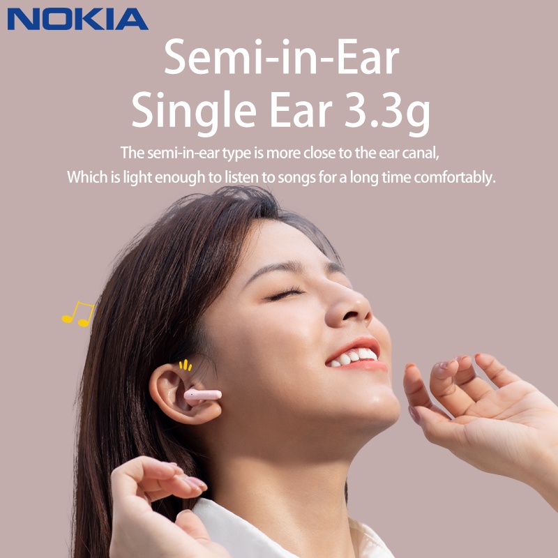 Tai Nghe Không Dây Bluetooth 5.1 TWS Nokia E3103 320mAh Có Mic Điều Khiển Cảm Ứng Chất Lượng Cao