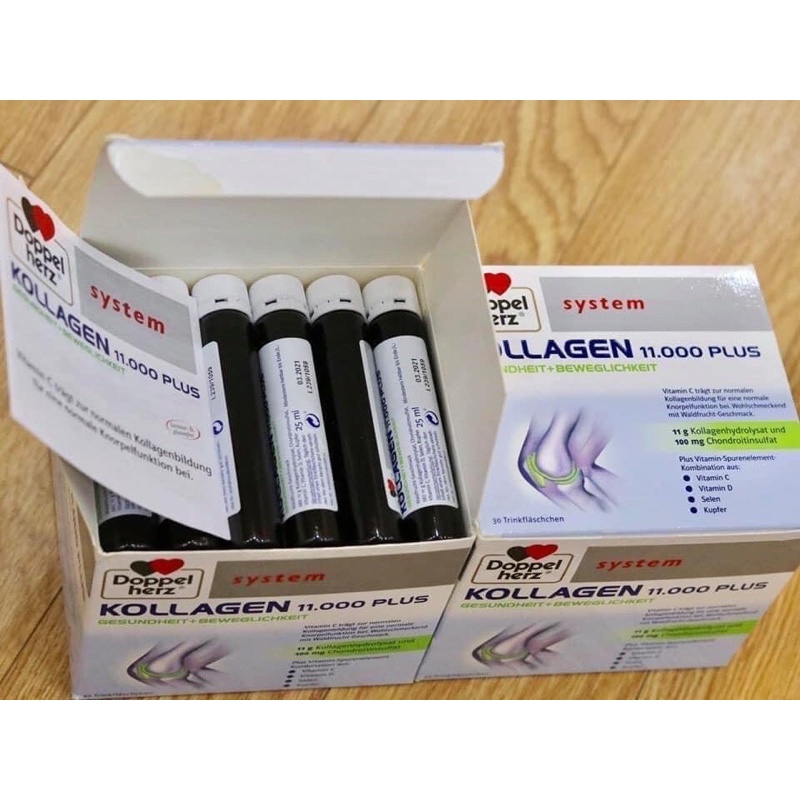 [Date mới] Kollagen 11000 Plus đẹp da khoẻ xương khớp nội địa Đức