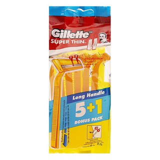 Gói 6 Cây Dao Cạo Gillette Super Thin