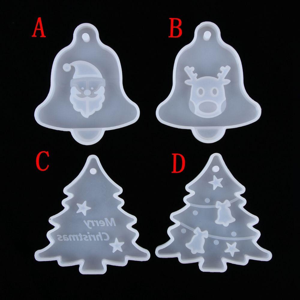 Khuôn Silicone Làm Thẻ Treo Trang Trí Cây Thông Giáng Sinh