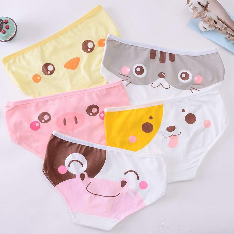 Quần Lót Nữ Sinh Hoạt Hình Dễ Thương Chất Vải Cotton Thoáng Mát Free Size Dưới 55kg Hot Trend