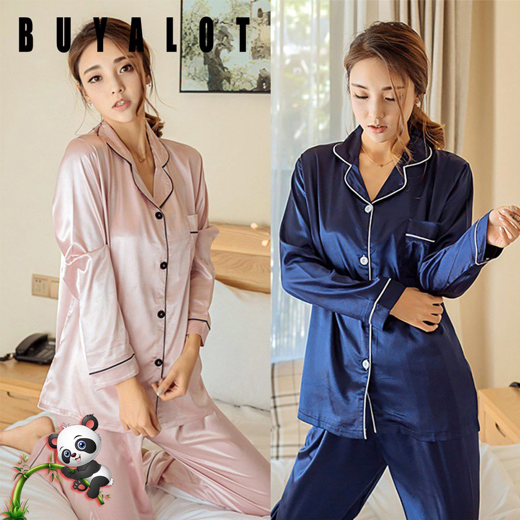 Đồ ngủ lụa tay dài | BigBuy360 - bigbuy360.vn