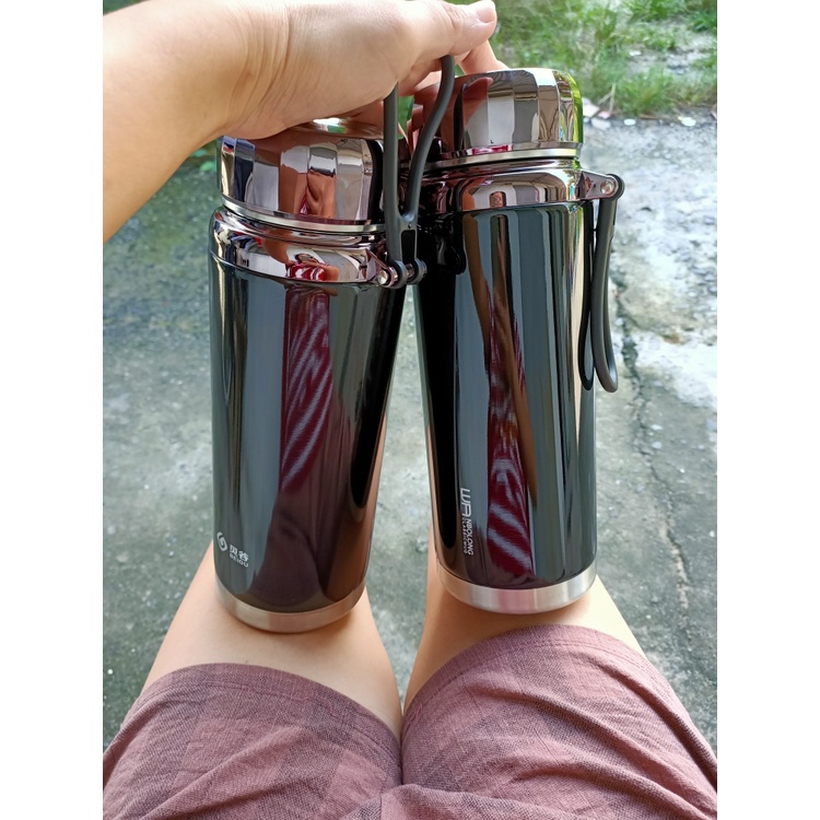 Bình giữ nhiệt inox 304 dung tích 1500ml 3 lớp cách nhiệt, bình đựng nước giữ nóng 10h, lạnh hơn 20 giờ