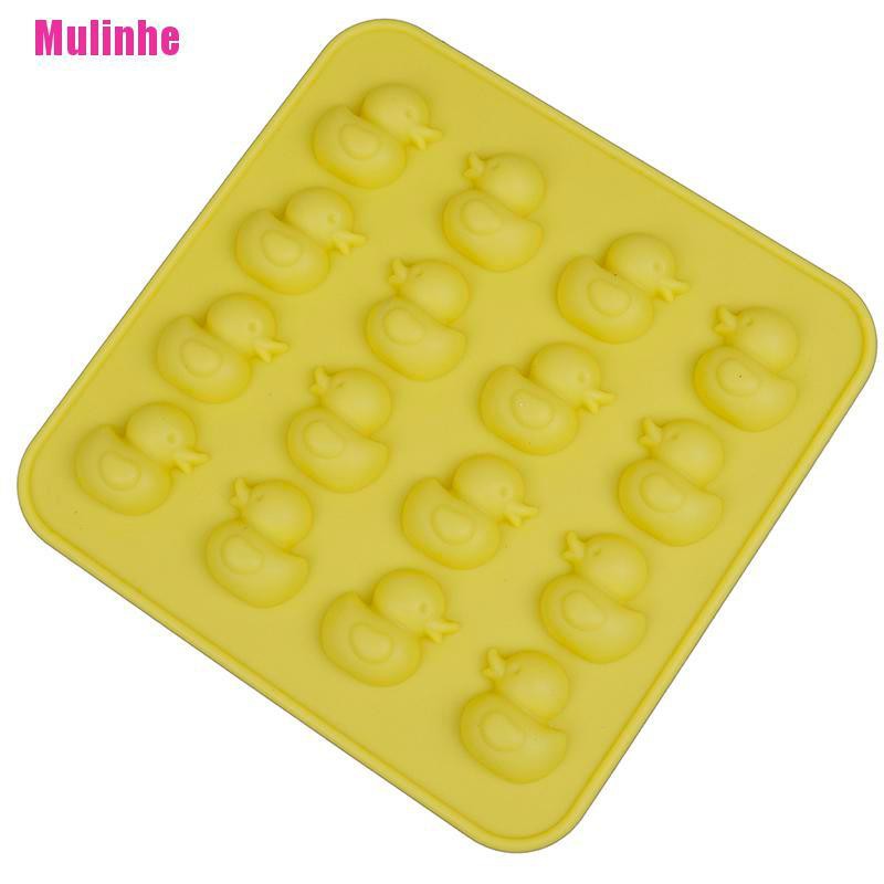 Khuôn Silicon Làm Đá / Bánh Quy / Kẹo / Sô Cô La Hình Chú Vịt Dễ Thương DIY