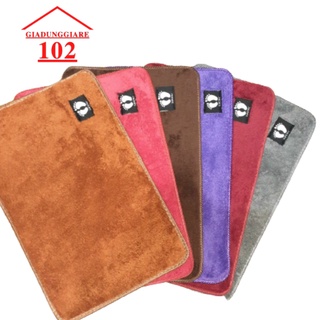 Thảm Chùi Chân Thấm Nước Chống Trượt Cao Cấp In Hình Bàn Chân Nhiều Màu Kích Thước 40x60cm