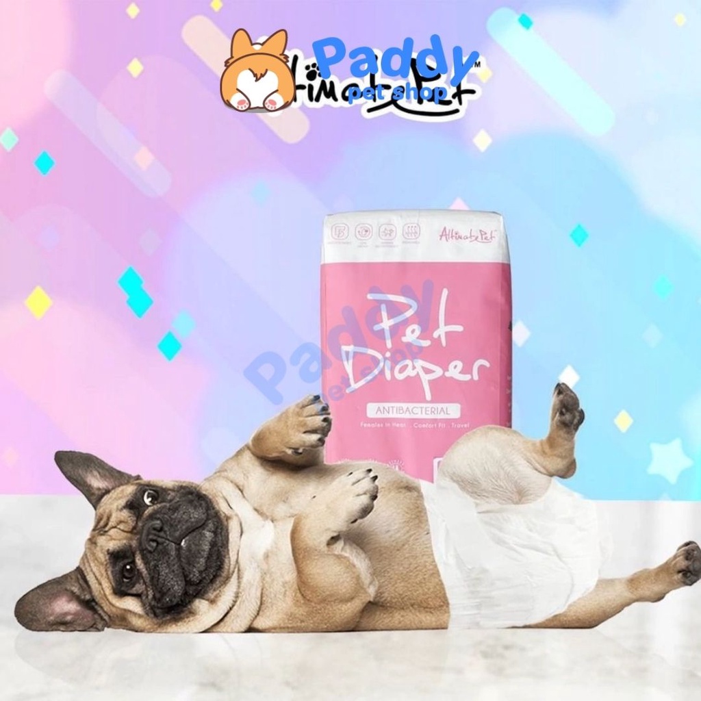 Tã Quần Altimate Pet Diaper Cao Cấp Cho Chó Mèo (Túi Hồng)