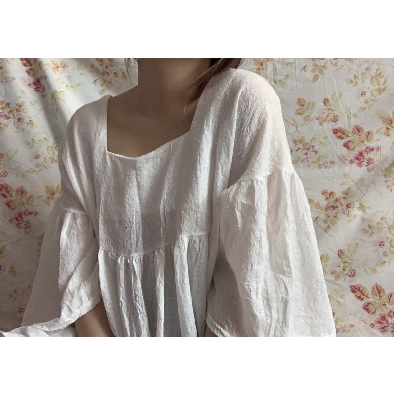 Áo cánh dơi vintage 2hand vải xô cực đẹp, hàng tuyển si vải siêu mát freesize trên 60kg