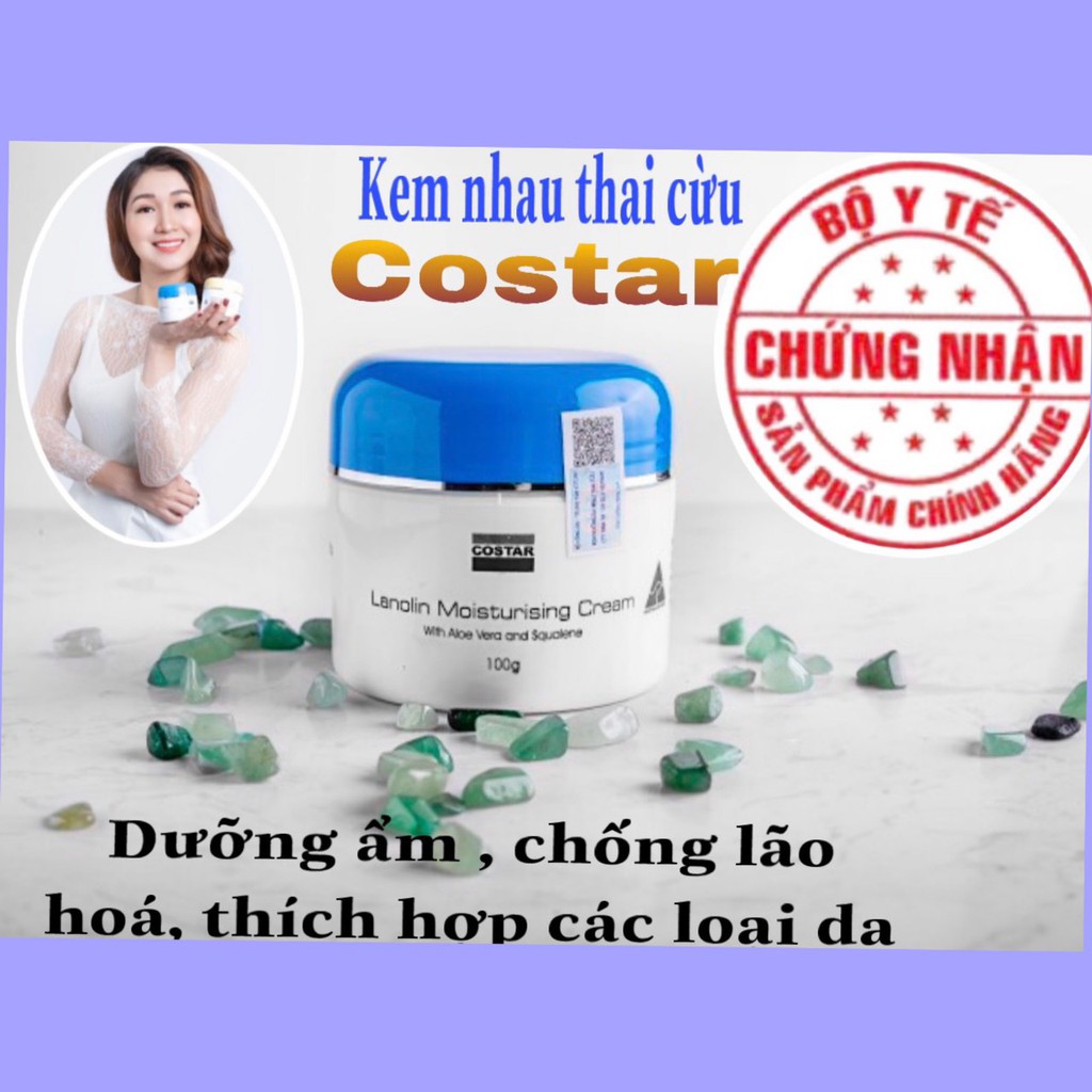 KEM DƯỠNG TRẮNG DA NHAU THAI CỪU COSTAR LANOLIN MOISTURISING CREAM 100G