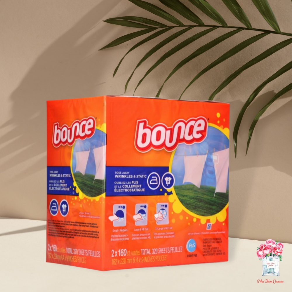 Giấy Thơm Quần Áo Bounce Mỹ Tách Lẻ - Làm Thơm Quần Áo Và Loại Bỏ Mùi Ẩm Mốc