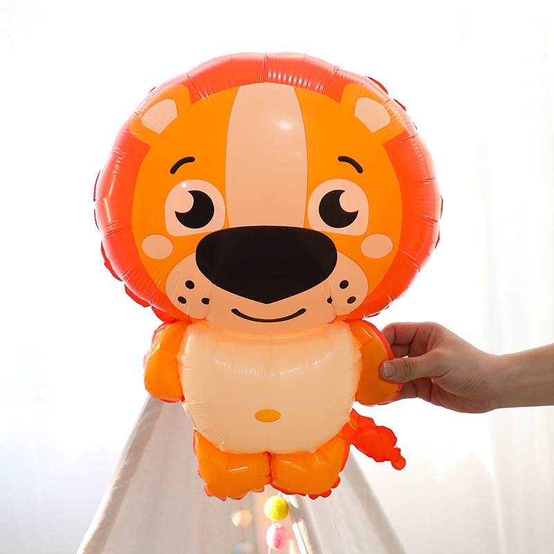 [CỠ LỚN] Bóng Tráng Nhôm Hình Hổ  Hình Voi Hình Trâu Cá Mặt Trời BH01 Trang Trí Sinh Nhật, Thôi Nôi, Năm mới siêu đẹp