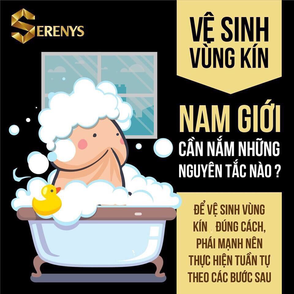 Dung Dịch vệ Sinh Nam Giới Vệ Sinh Vùng Kín Serenys Khử Mùi