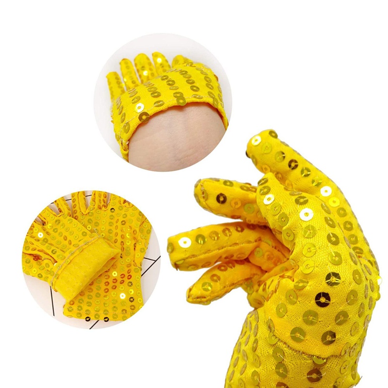 Găng Tay Sequin Lấp Lánh Dùng Để Biểu Diễn Sân Khấu Cho Nam Và Nữ