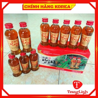 Nước hồng sâm có củ Korinsam hộp 10 chai x 120ml - Nước sâm hàn quốc chính hãng