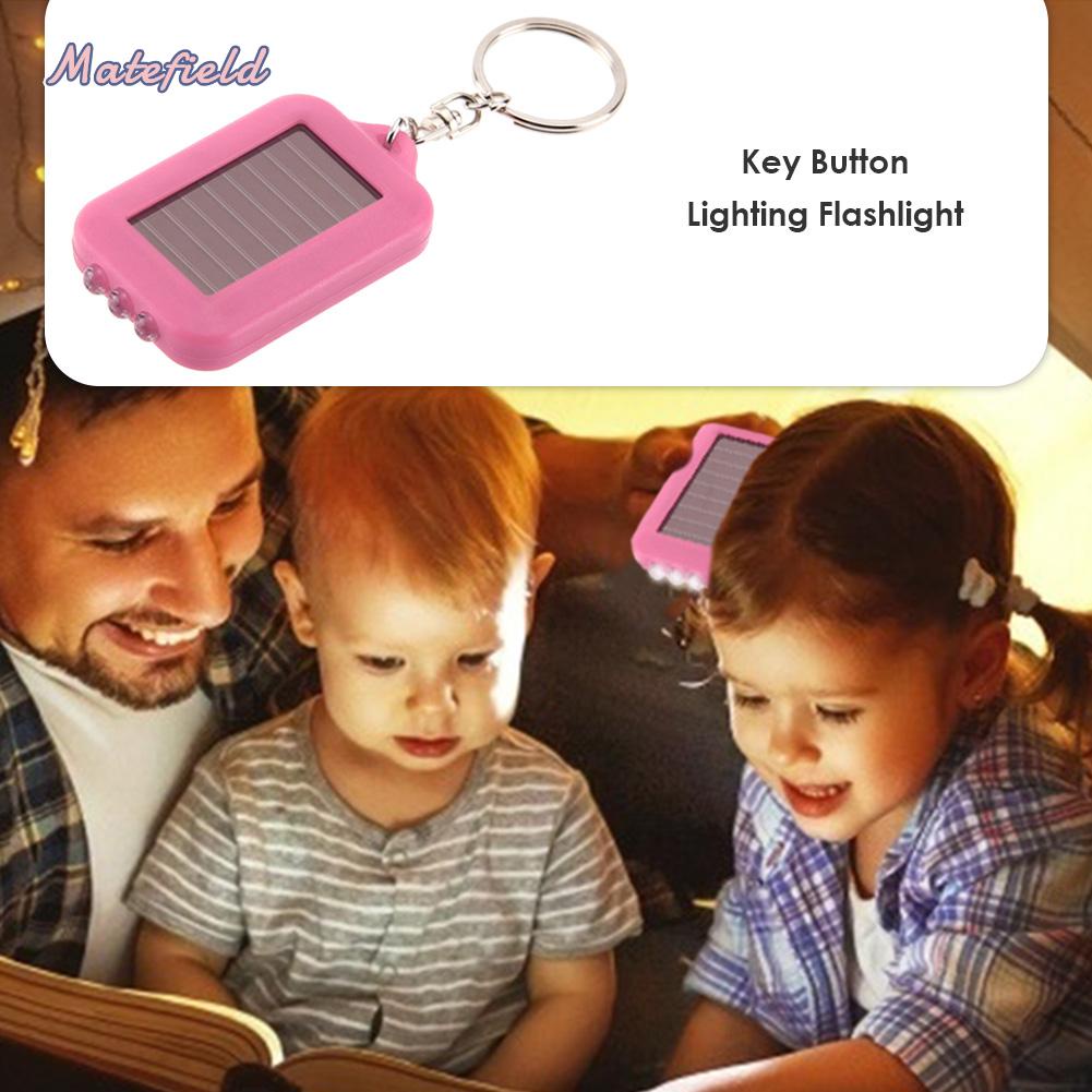 Móc Khóa Đèn Pin Năng Lượng Mặt Trời Mini