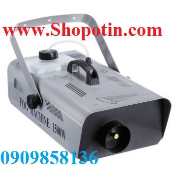 Máy phun khói 1500W, Máy tạo khói sân khấu 1500w có remode điều khiển từ xa và có bộ bấm tay đạp chân