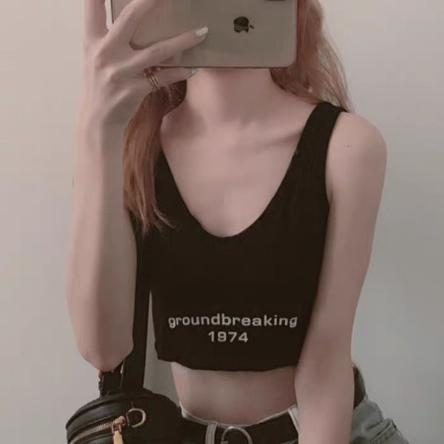 Set áo CROPTOP & BRA GROUNDBREAKING 1974 | BigBuy360 - bigbuy360.vn