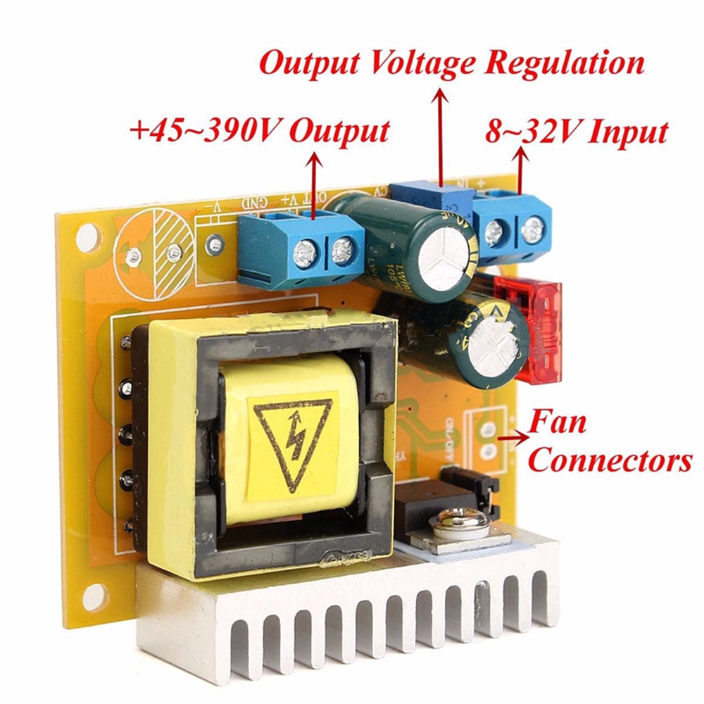 Mô Đun Tăng Áp DC 8-32V 45v-390V ZVS Chuyên Dụng