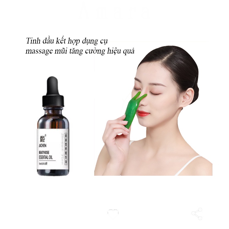Tinh Dầu Massage Mũi Hỗ Trợ Quá Trình Massage Giúp Thu Gọn Cánh Mũi Nâng Cao Sống Mũi Hiệu Quả