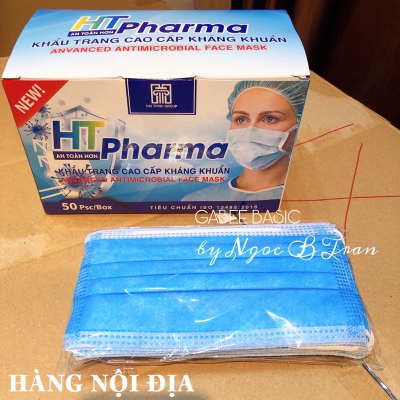 [HỘP 50C] KHẨU TRANG Y TẾ 4 LỚP HT PHARMA | BigBuy360 - bigbuy360.vn