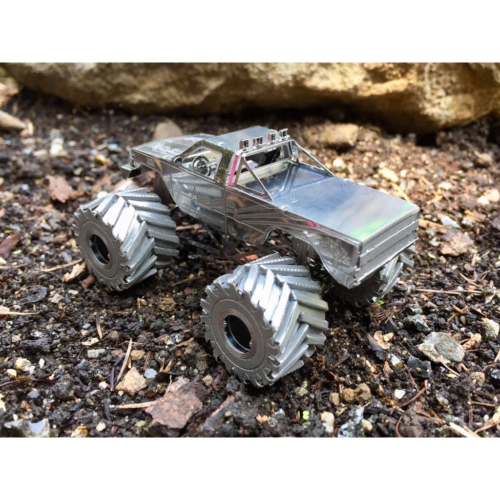 Mô Hình Lắp Ghép 3D Kim Loại Xe Quái Vật Monster Truck