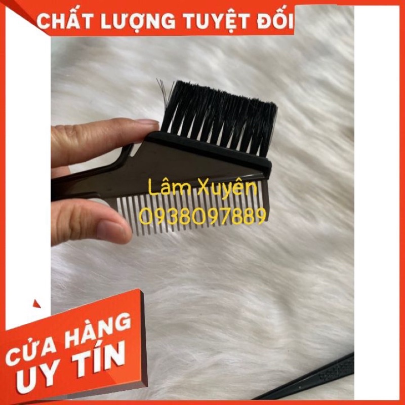 Combo lược nhuộm, chén nhuộm, bao tay [FREESHIP] nhựa cao cấp, giá rẻ cho salon tóc, có bán sỉ giá cực đẹp