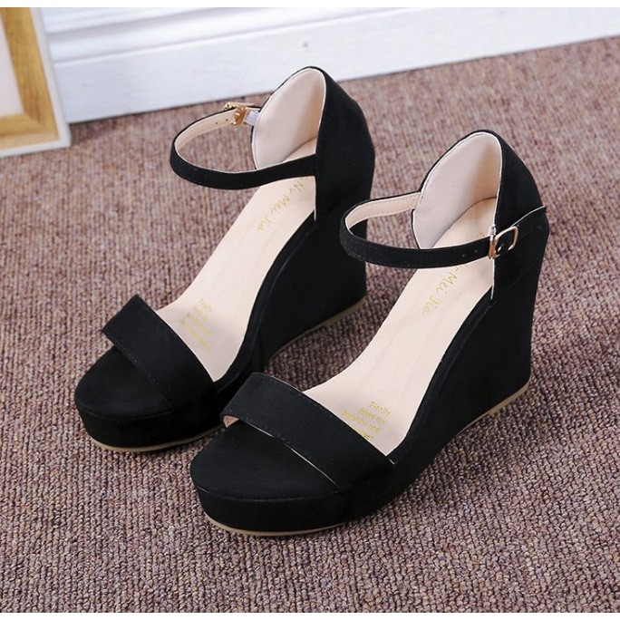 Giày sandal xuồng quai ngang dây cổ chân S304 cao cấp, không mỏi chân