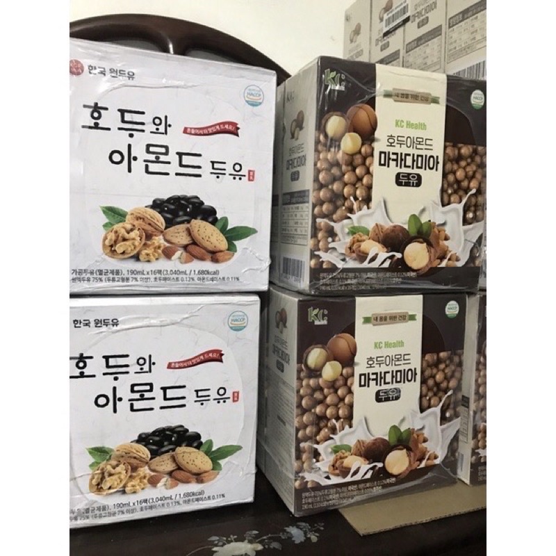 Sữa Óc chó hạnh nhân đậu đen Hàn Quốc