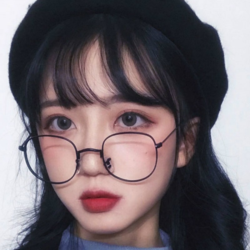 Kính mát gọng kim loại chống bức xạ phong cách Hàn Quốc cổ điển thời trang sành điệu cho nam và nữ