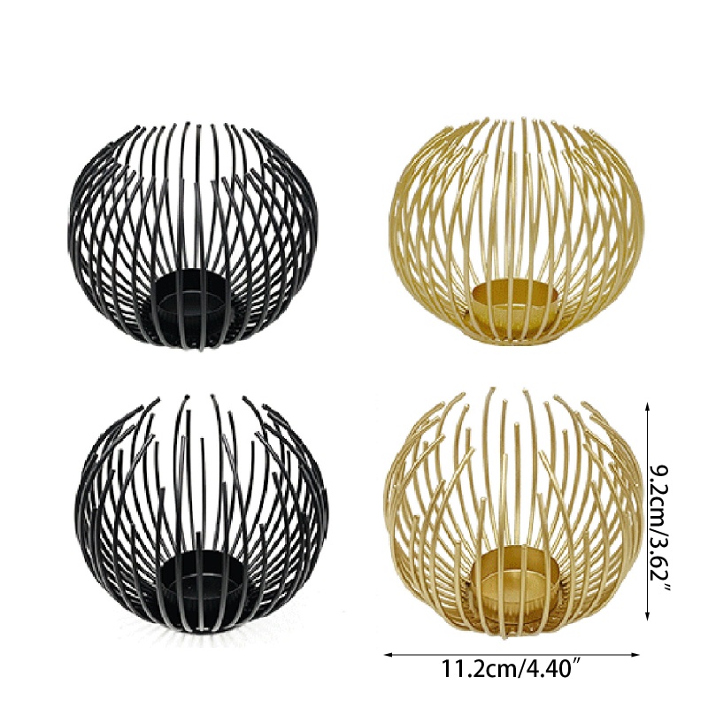 Gậy Nến Mini Bằng Sắt Chất Lượng Cao ​​Giá Đỡ Đèn Cầy Urchin Độc Đáo Trang Trí Tiệc Cưới / Sinh Nhật