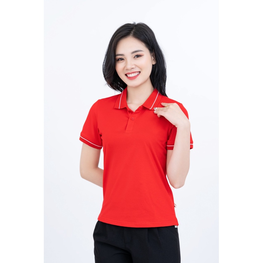 Áo polo nữ Vena chất liệu cotton 100% mềm mịn, thoáng mát