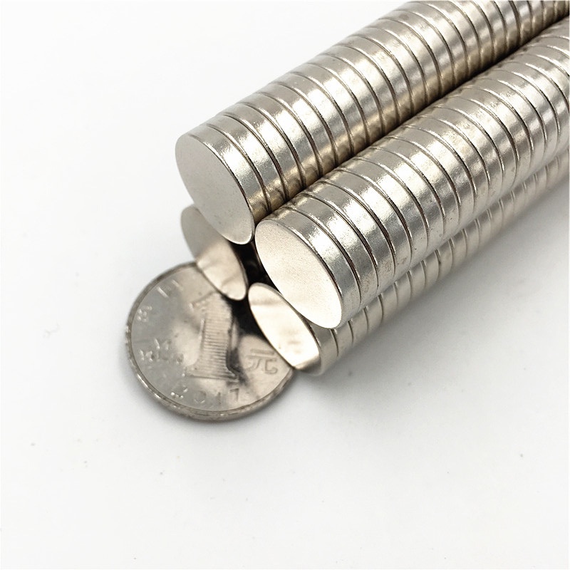 Nam châm viên 15x3mm, loại nam châm trắng đất hiếm 15x3mm lực hút siêu mạnh