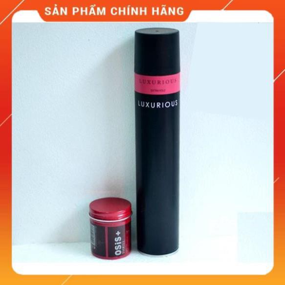 Combo gôm xịt tóc Luxurious 420ml + Sáp vuốt tóc Osis chính hãng CB01