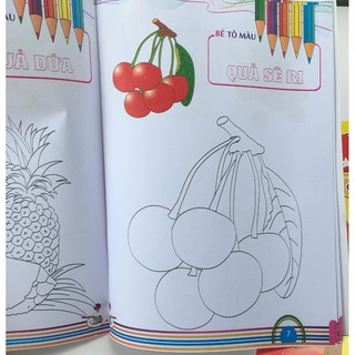 Combo 10 Vở Tô Màu cho bé