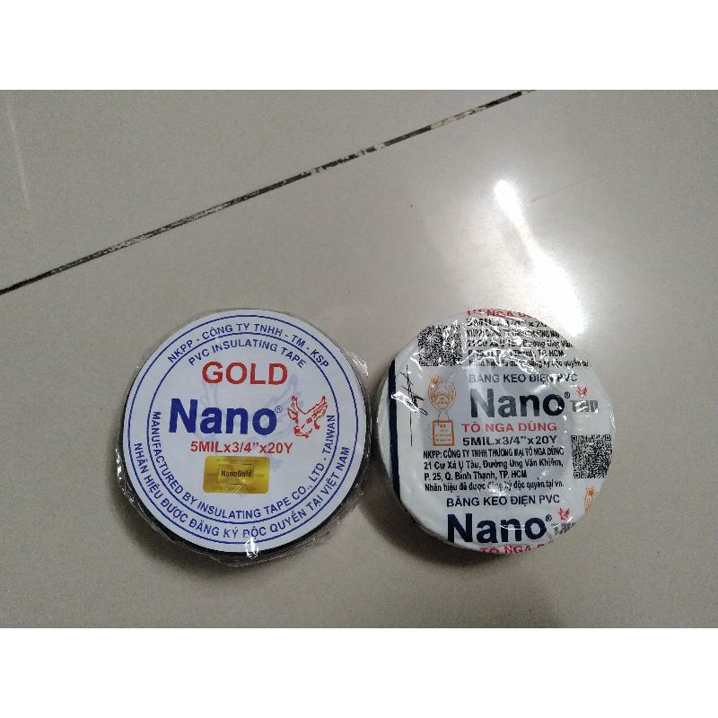 Băng keo nano; keo điện pvc; keo gold nano