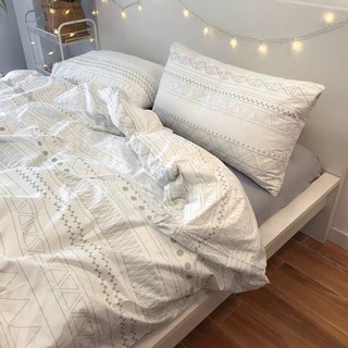 [Chi tiết] Chăn Ga Gối Cotton Living "Vịt Thổ Cẩm"  4 món