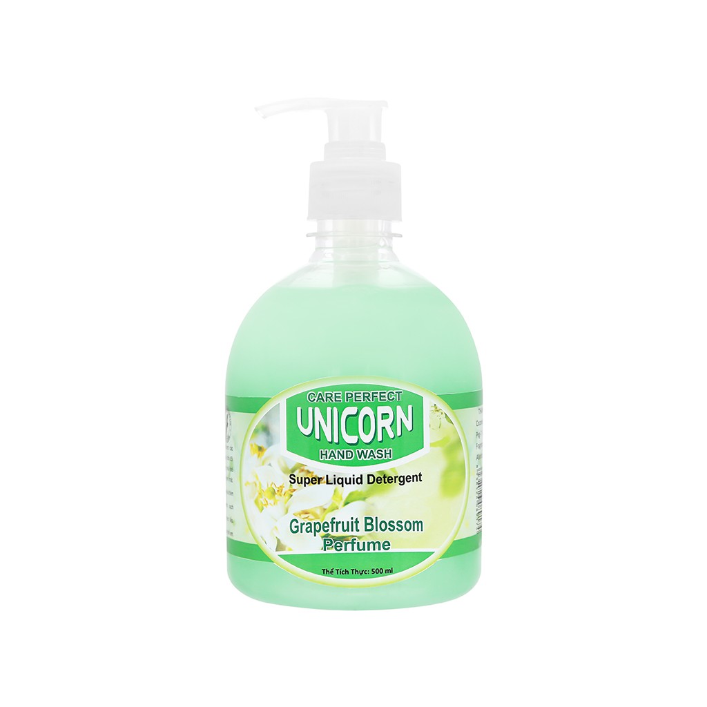 Nước rửa tay Unicorn hương bưởi chai 500ml