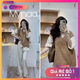 Áo Gile Nâu tây cực xinh