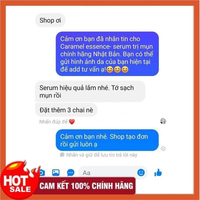 Serum caramel essence( 1 tuần dùng không hiệu quả được đổi trả hoàn tiền)