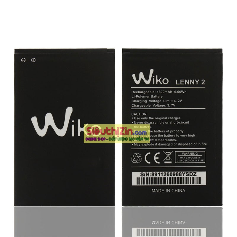 Pin điện thoại Wiko Lenny 2 chính hãng