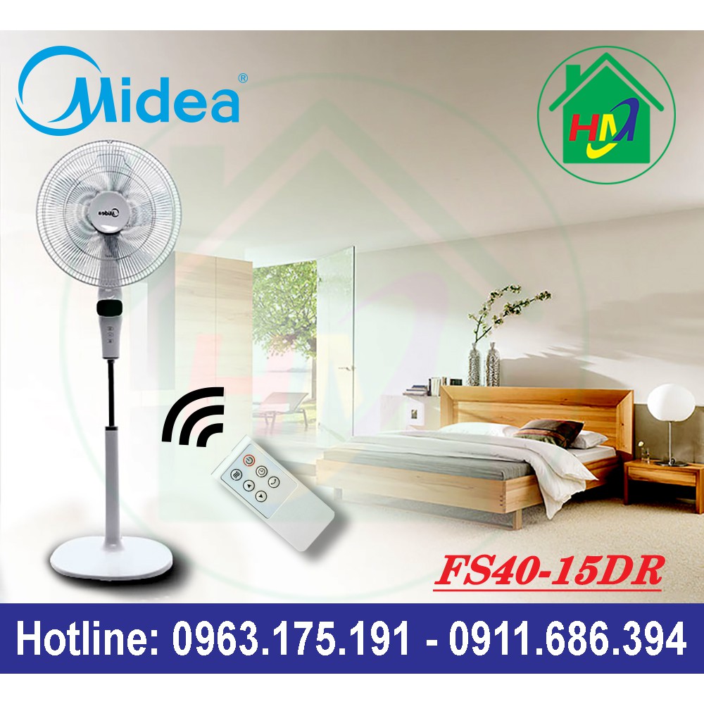 Quạt Cây Điều Khiển Từ Xa Midea FS40-15DR