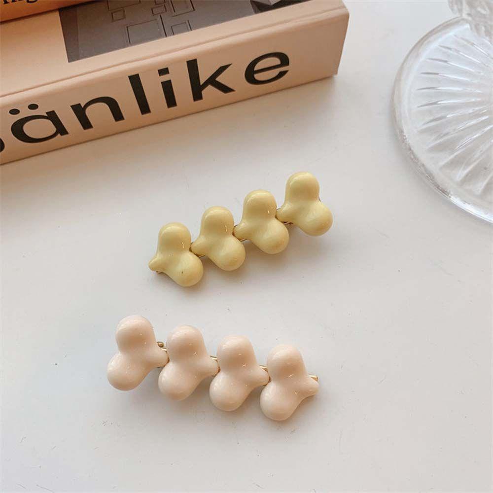Set Kẹp Tóc Nhựa Hình Trái Tim Phong Cách Hàn Quốc Dễ Thương