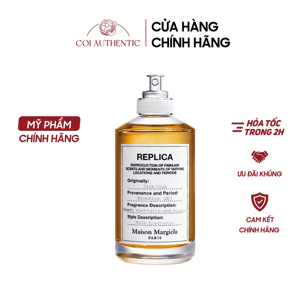 Nước hoa nam chính hãng Maison Margiela Replica Jazz Club 100ml Full Seal