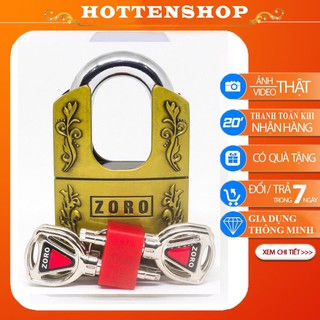 Ổ khóa ổ khoá zoro bông bấm 6 phân chống cắt