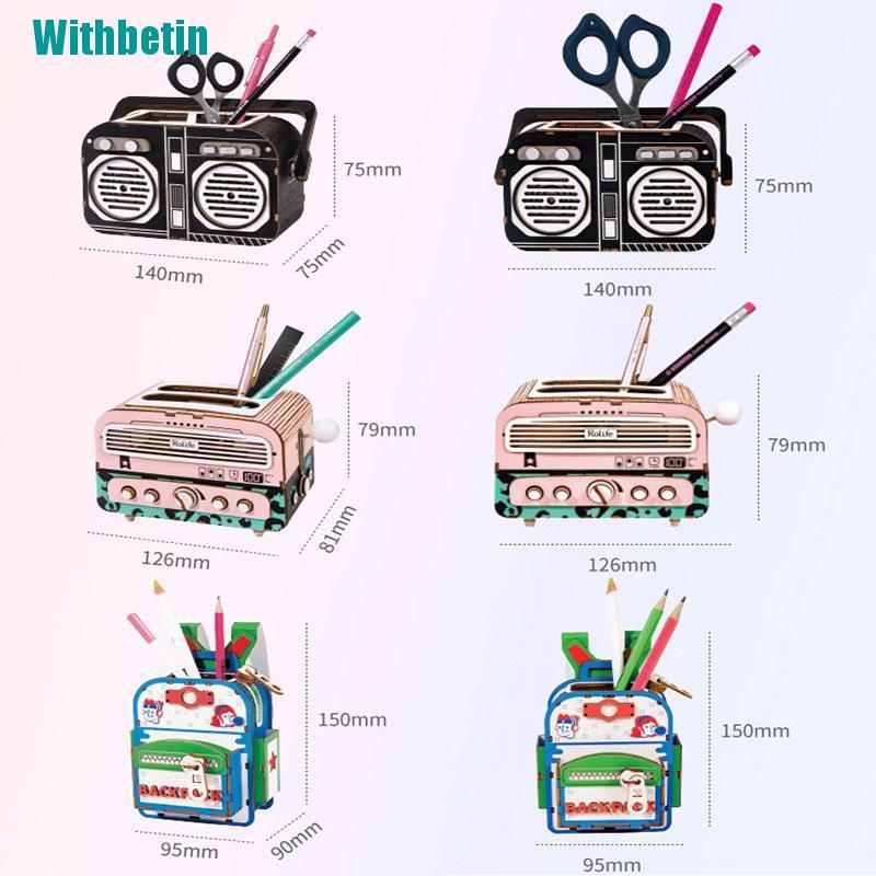 Mô Hình Bốt Điện Thoại 3d Diy Bằng Gỗ Cho Trẻ Em / Người Lớn